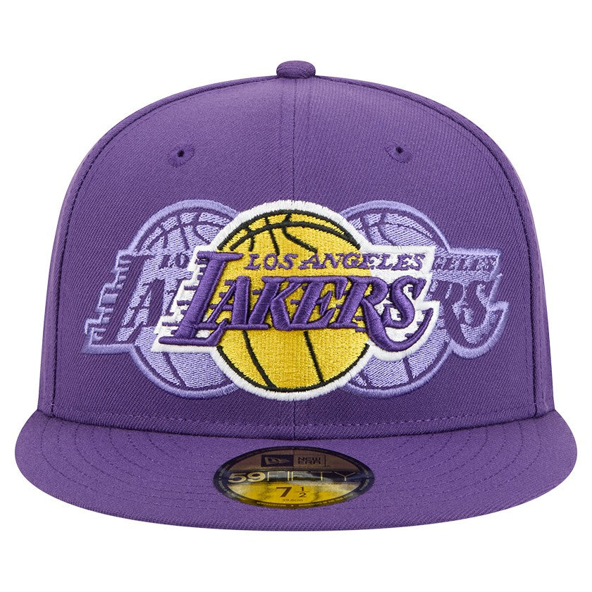 New Era Los Angeles Lakers Tri-Hit 59Fifty Fitted Hat