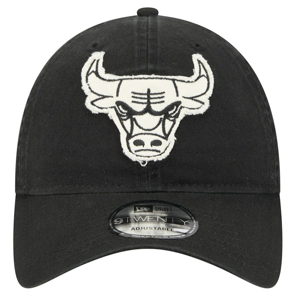New Era Chicago Bulls Stamp Fabric Applique 9TWENTY Adjustable Hat