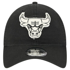 New Era Chicago Bulls Stamp Fabric Applique 9TWENTY Adjustable Hat