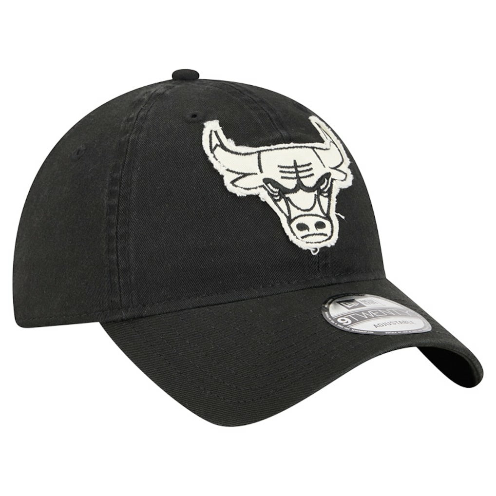 New Era Chicago Bulls Stamp Fabric Applique 9TWENTY Adjustable Hat