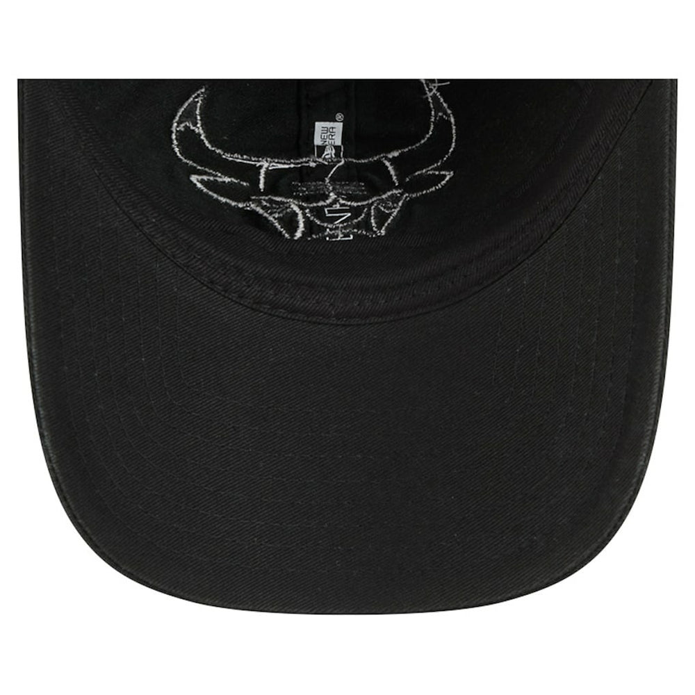 New Era Chicago Bulls Stamp Fabric Applique 9TWENTY Adjustable Hat