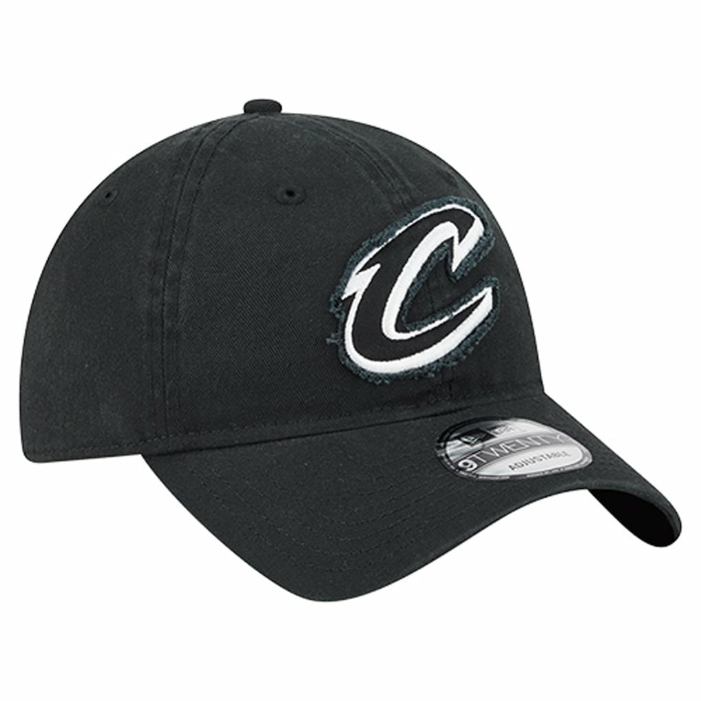 New Era Cleveland Cavaliers Stamp Fabric Applique 9TWENTY Adjustable Hat sale