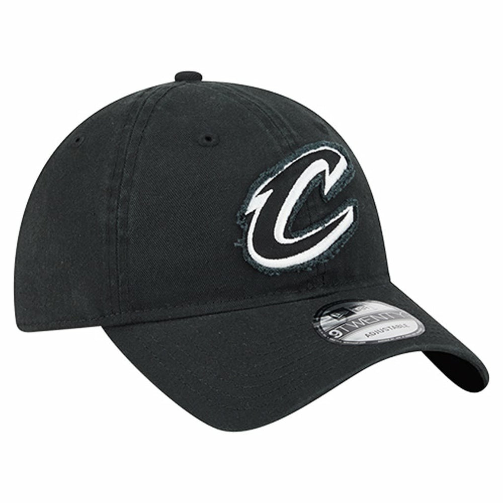New Era Cleveland Cavaliers Stamp Fabric Applique 9TWENTY Adjustable Hat sale
