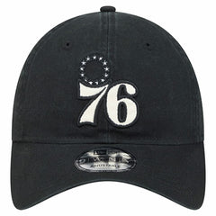 New Era Philadelphia 76ers Stamp Fabric Applique 9TWENTY Adjustable Hat