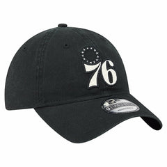 New Era Philadelphia 76ers Stamp Fabric Applique 9TWENTY Adjustable Hat