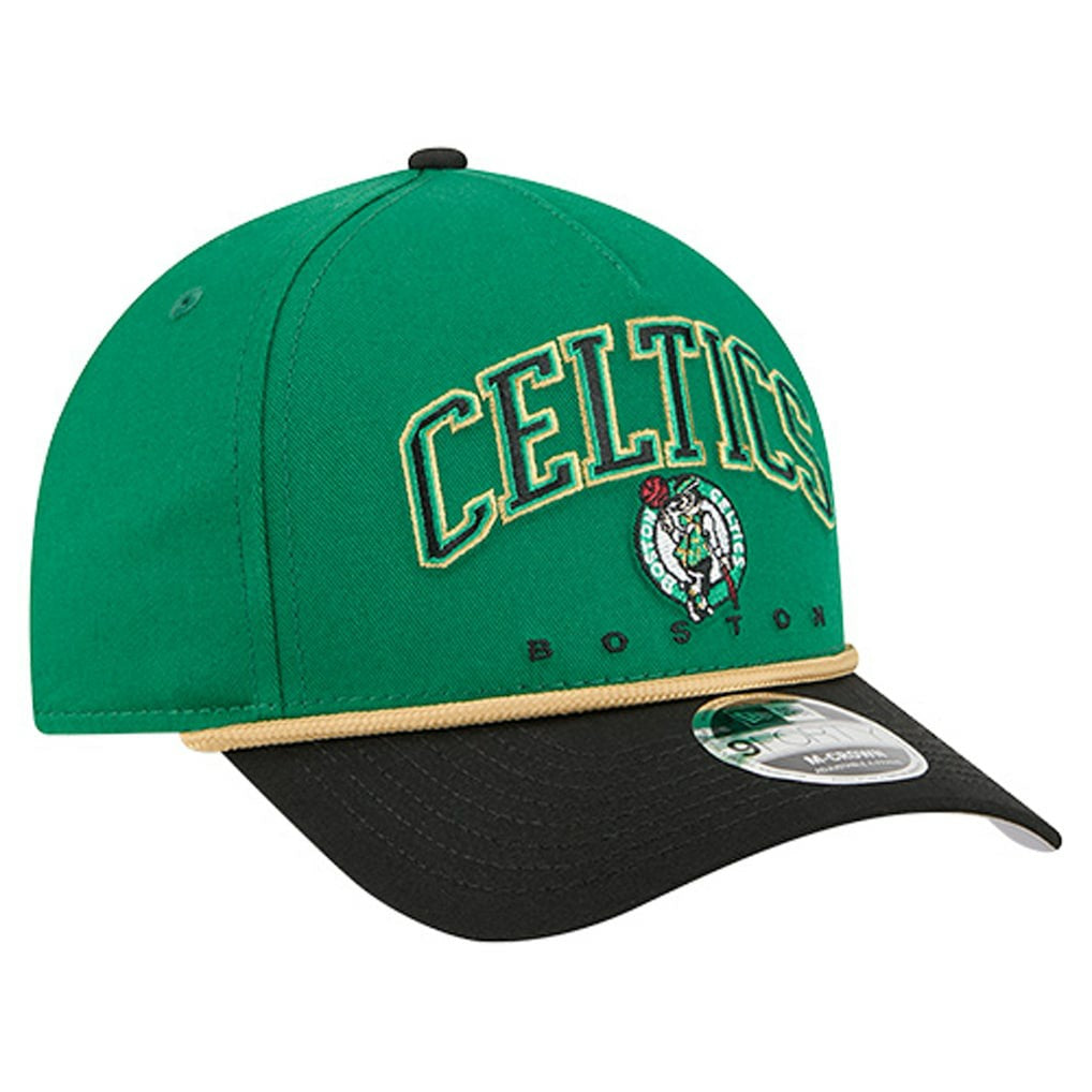 New Era Boston Celtics Bold Arch COOLERA 9FORTY A-Frame M-Crown Adjustable Hat
