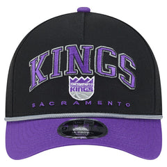 New Era Sacramento Kings Bold Arch COOLERA 9FORTY A-Frame M-Crown Adjustable Hat