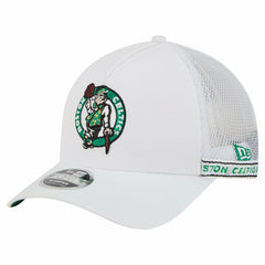 New Era Boston Celtics Featherweight Team Tape 9FORTY M-Crown A-Frame Adjustable Hat