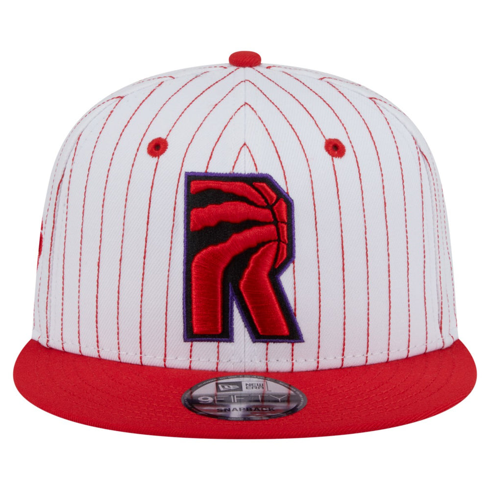 New Era Toronto Raptors Deceptor Pinstripe 9FIFTY Snapback Hat