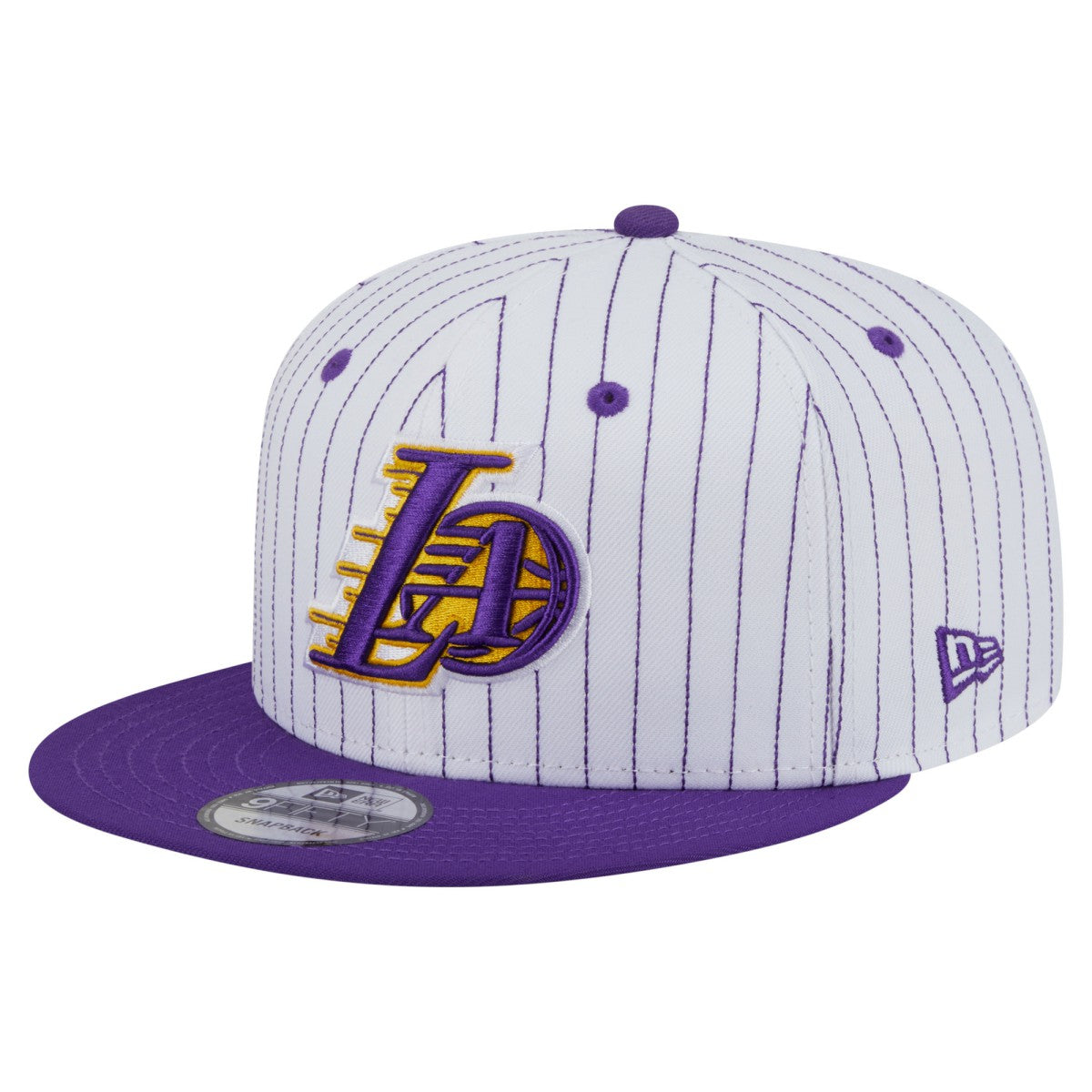 New Era Los Angeles Lakers Deceptor Pinstripe 9FIFTY Snapback Hat