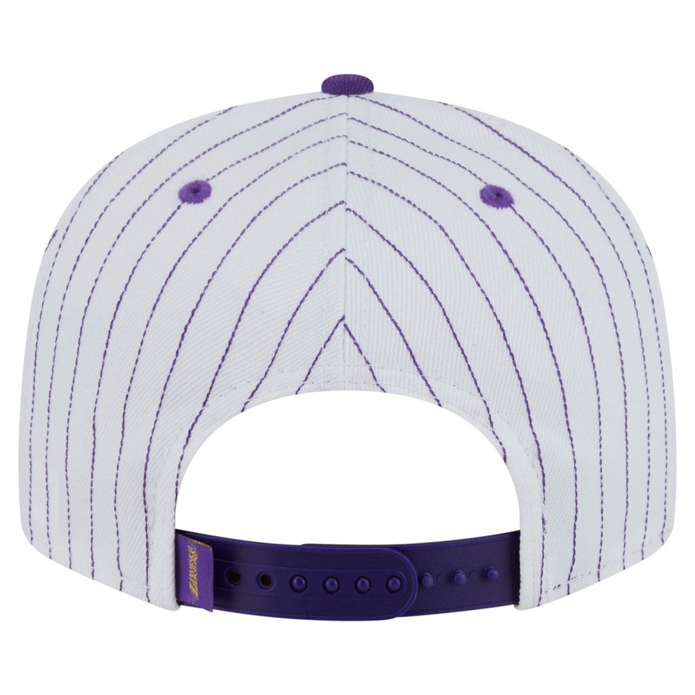 New Era Los Angeles Lakers Deceptor Pinstripe 9FIFTY Snapback Hat