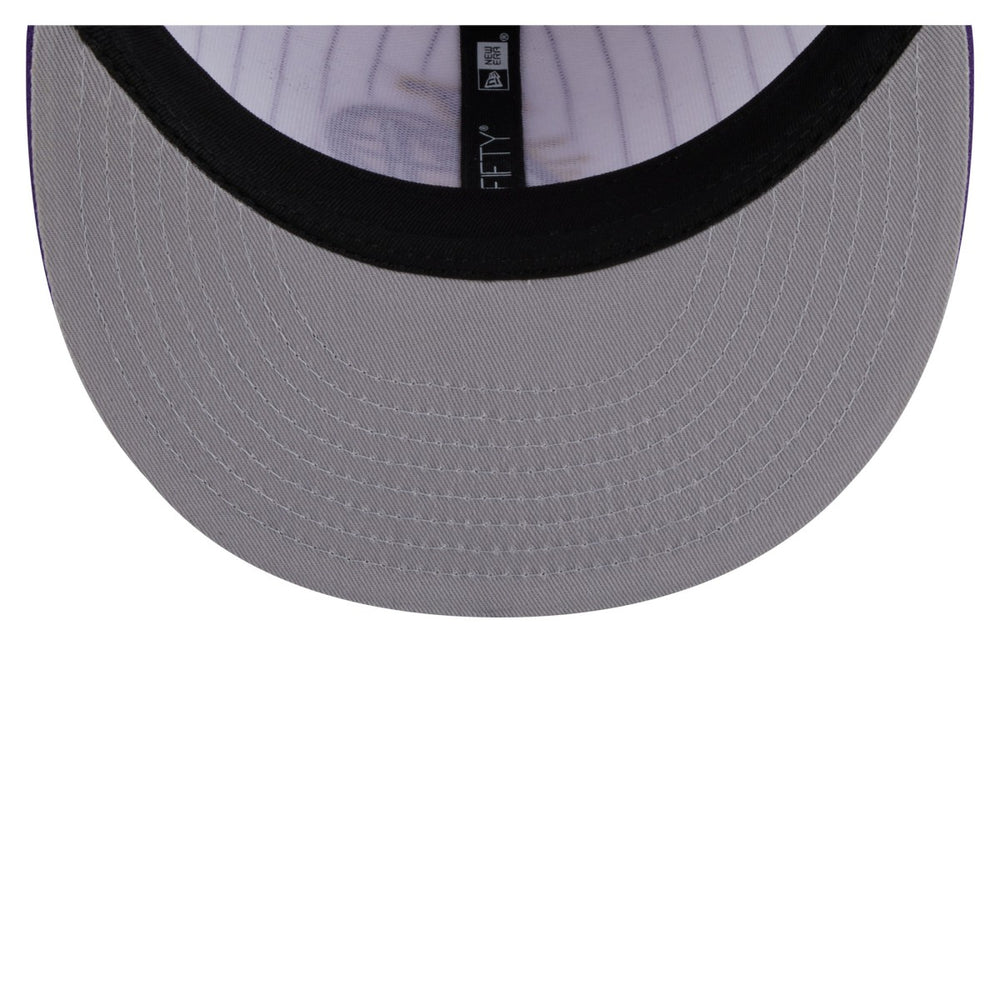 New Era Los Angeles Lakers Deceptor Pinstripe 9FIFTY Snapback Hat