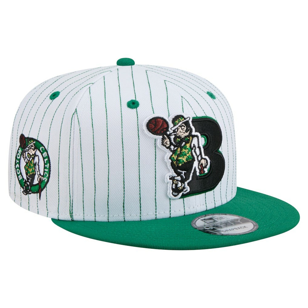 New Era Boston Celtics Deceptor Pinstripe 9FIFTY Snapback Hat