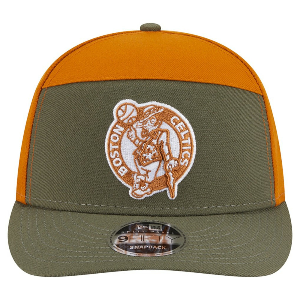 New Era Boston Celtics Two-Tone Color Pack Split Panel 9FIFTY Adjustable Hat