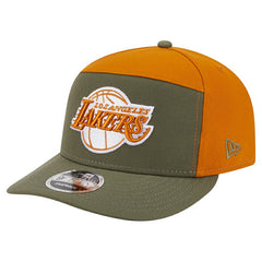 New Era Los Angeles Lakers Two-Tone Color Pack Split Panel 9FIFTY Adjustable Hat