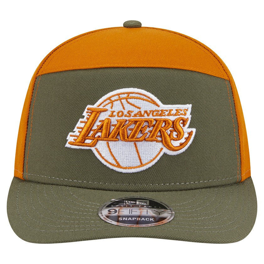 New Era Los Angeles Lakers Two-Tone Color Pack Split Panel 9FIFTY Adjustable Hat