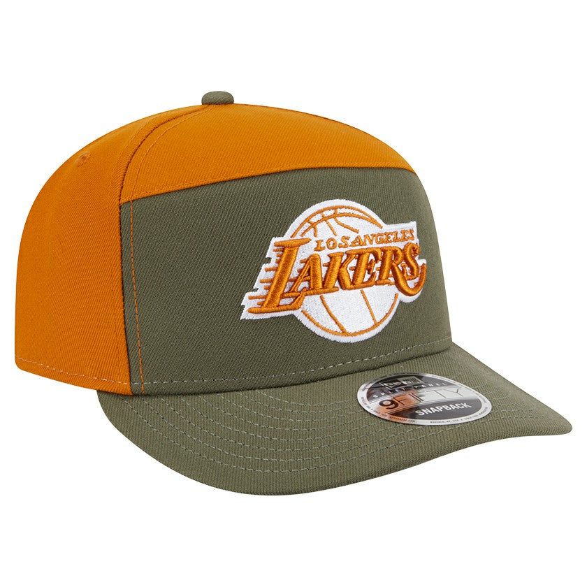 New Era Los Angeles Lakers Two-Tone Color Pack Split Panel 9FIFTY Adjustable Hat