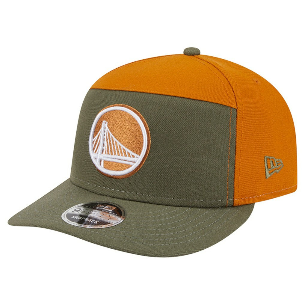 New Era Golden State Warriors Two-Tone Color Pack Split Panel 9FIFTY Adjustable Hat sale