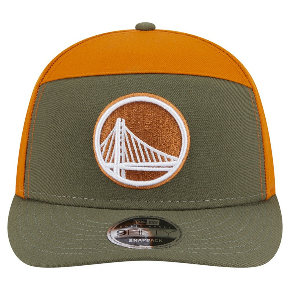 New Era Golden State Warriors Two-Tone Color Pack Split Panel 9FIFTY Adjustable Hat sale
