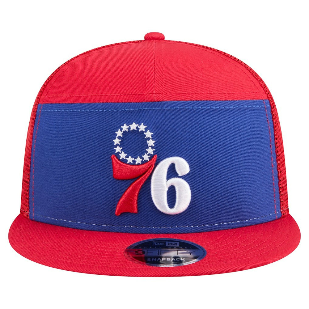 New Era Philadelphia 76ers Outdoor Split Panel 9FIFTY Snapback Hat