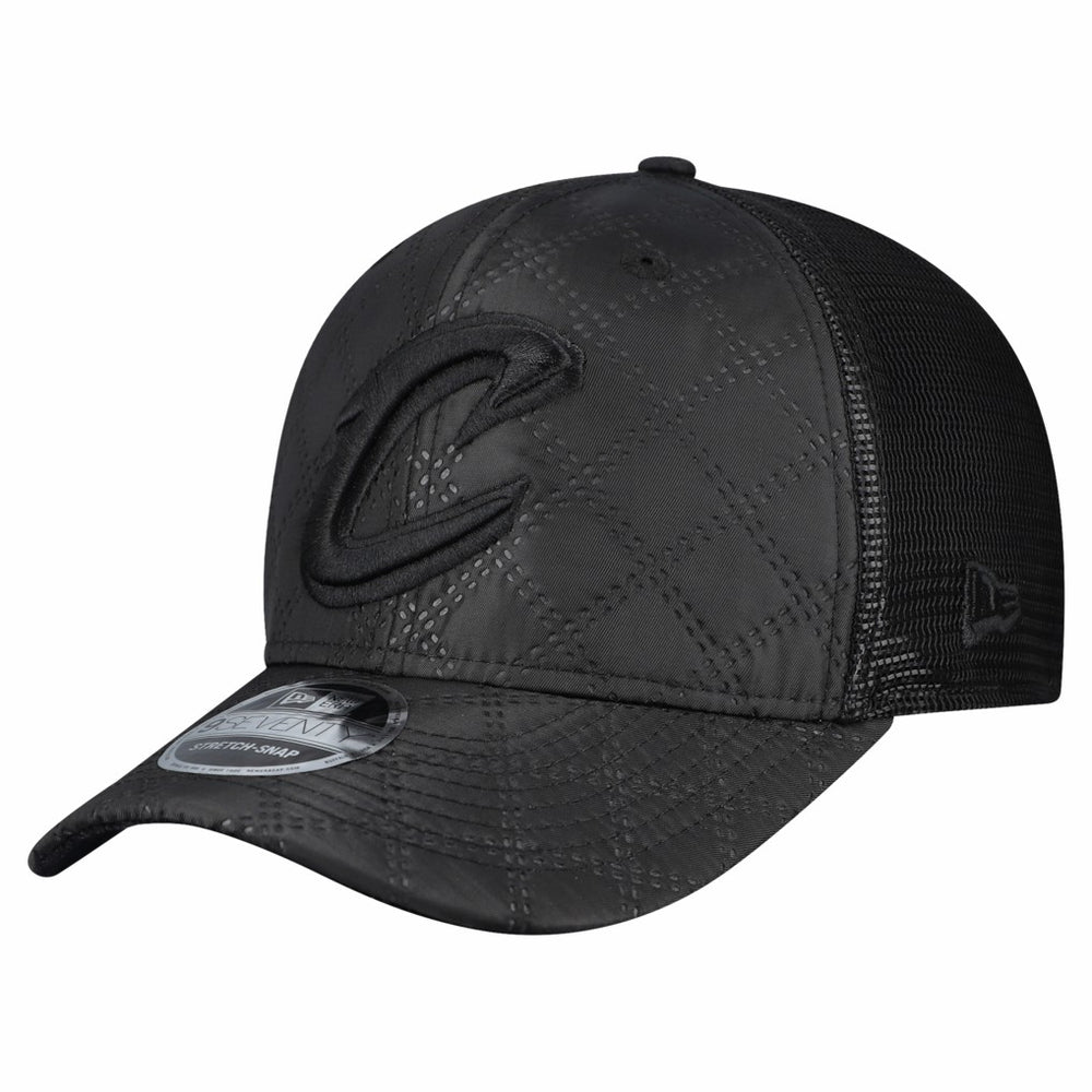 New Era Cleveland Cavaliers Quilted 9SEVENTY Trucker Adjustable Hat sale