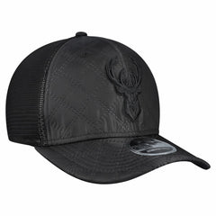 New Era Milwaukee Bucks Quilted 9SEVENTY Trucker Adjustable Hat