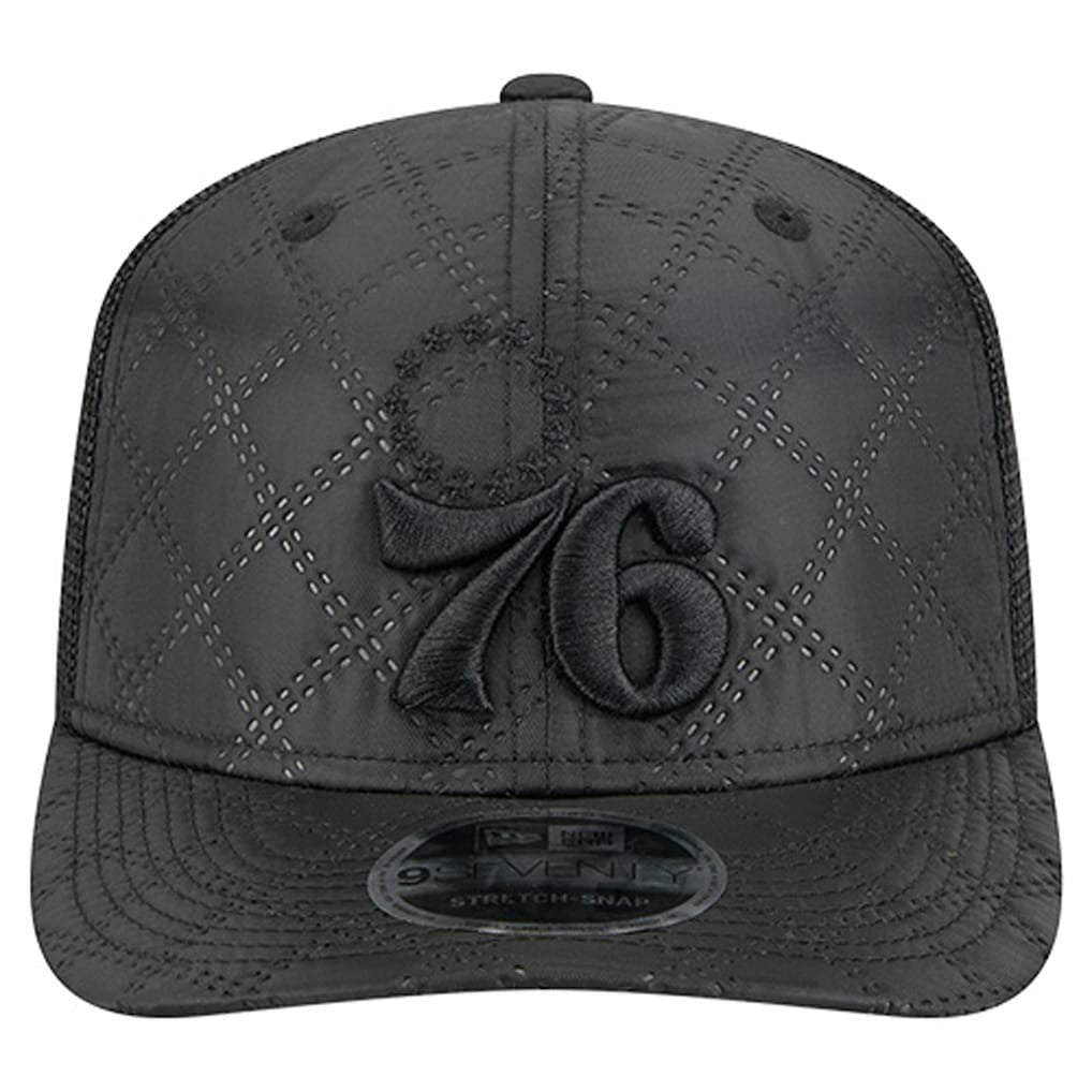 New Era Philadelphia 76ers Quilted 9SEVENTY Trucker Adjustable Hat