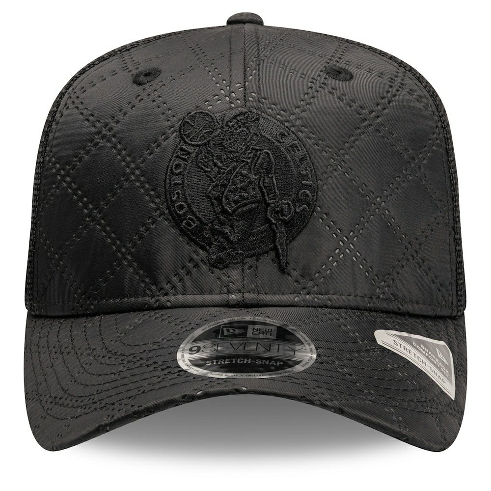 New Era Boston Celtics Quilted 9SEVENTY Trucker Adjustable Hat