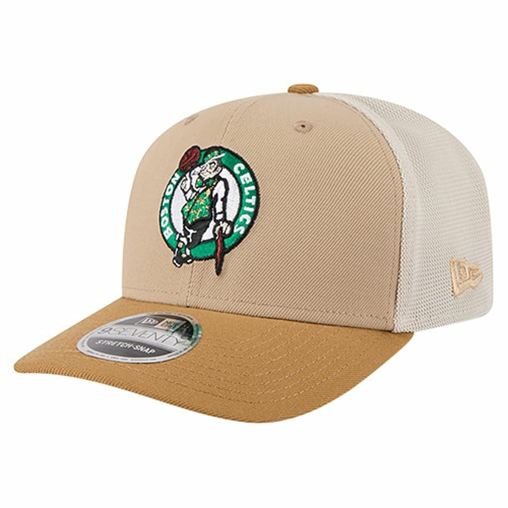 New Era Boston Celtics Two-Tone 9SEVENTY Adjustable Trucker Hat