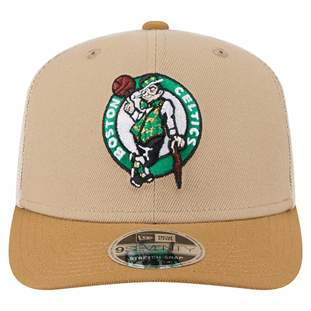 New Era Boston Celtics Two-Tone 9SEVENTY Adjustable Trucker Hat
