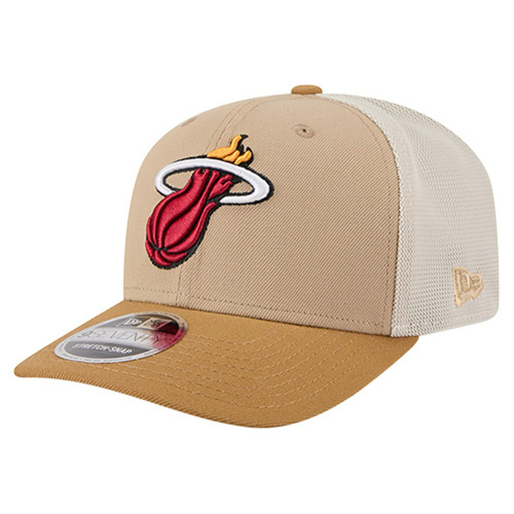 New Era Miami Heat Two-Tone 9SEVENTY Adjustable Trucker Hat