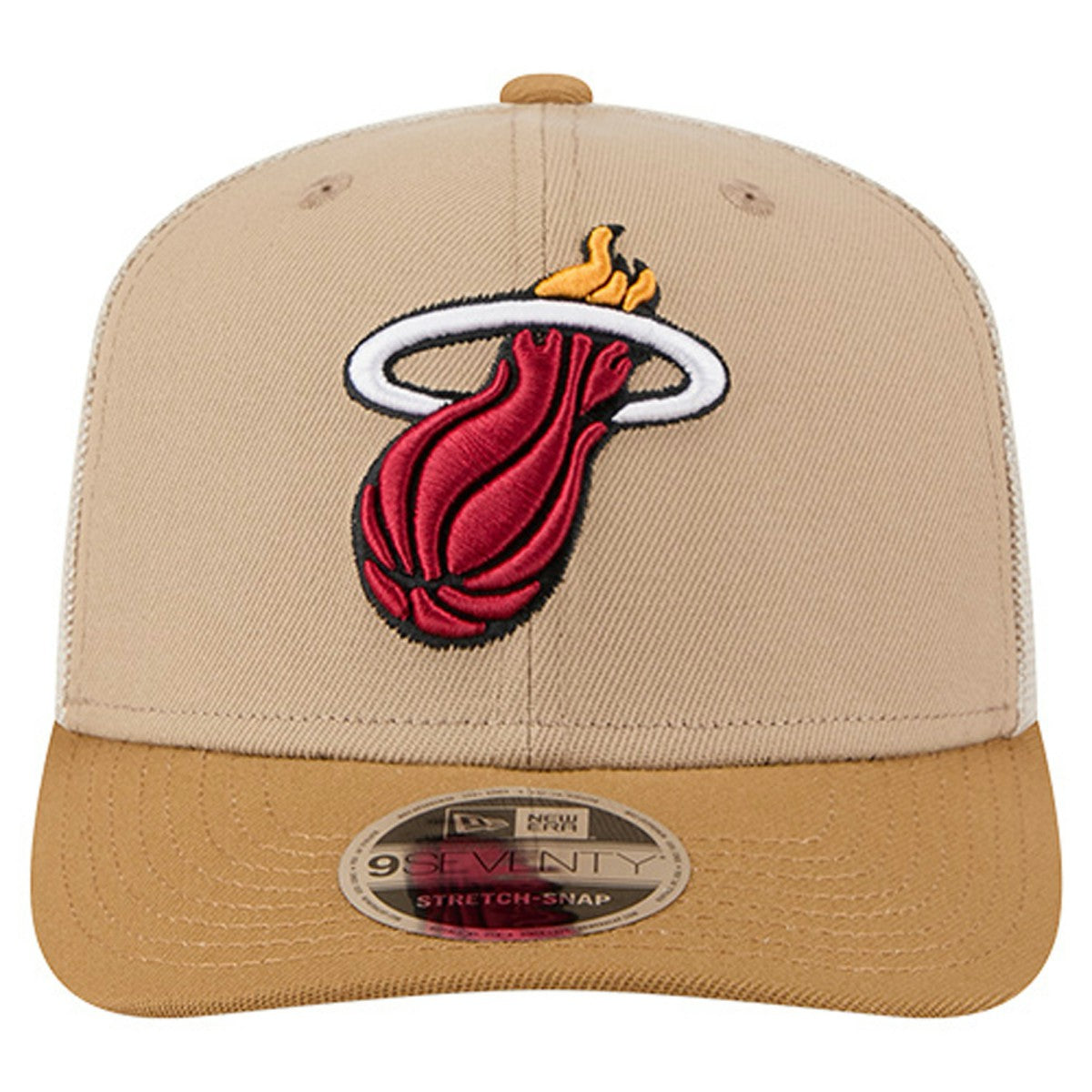 New Era Miami Heat Two-Tone 9SEVENTY Adjustable Trucker Hat