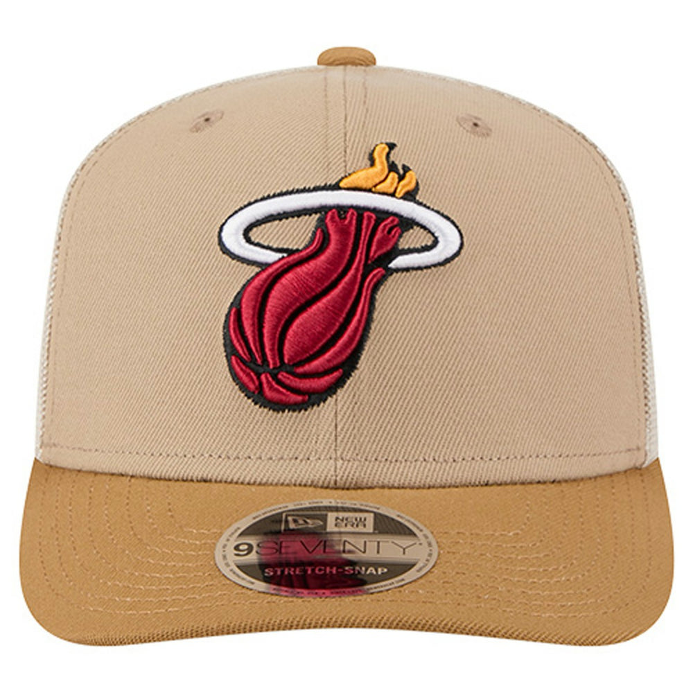 New Era Miami Heat Two-Tone 9SEVENTY Adjustable Trucker Hat