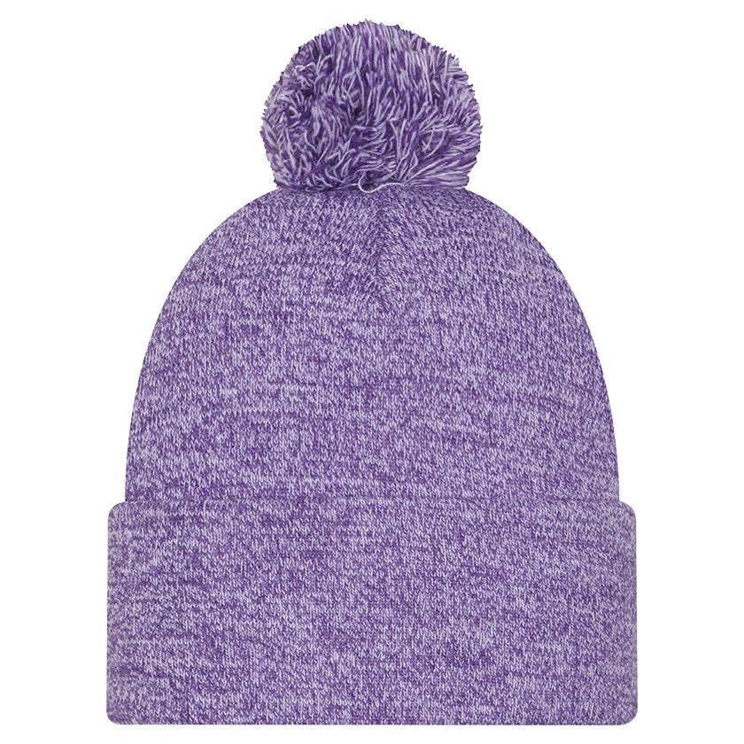 New Era Los Angeles Lakers Marled Cuffed Knit Hat with Pom