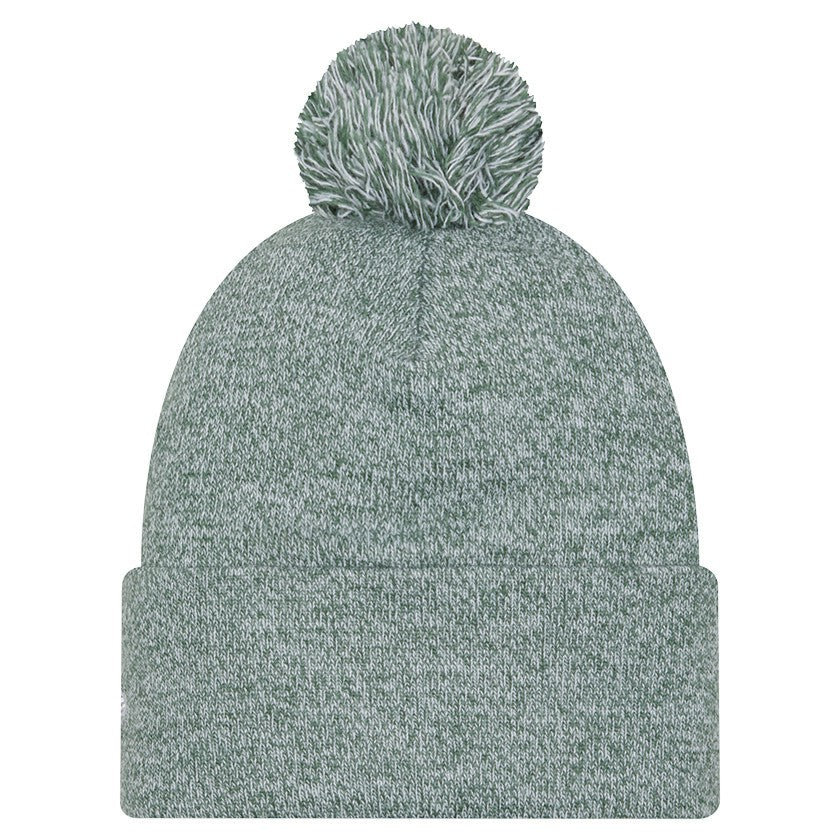 New Era Milwaukee Bucks Marled Cuffed Knit Hat with Pom