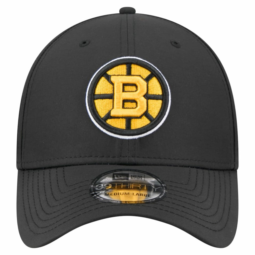 NHL Boston Bruins New Era Night 39THIRTY Flex Hat