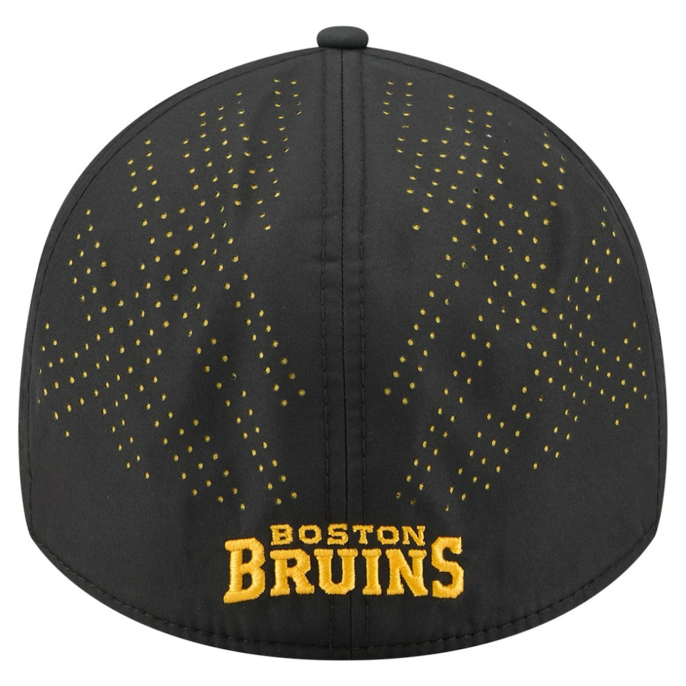 NHL Boston Bruins New Era Night 39THIRTY Flex Hat