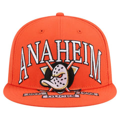 NHL Anaheim Ducks New Era Oversized Vintage Arch 59Fifty Fitted Hat