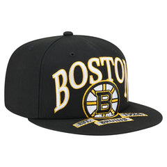 NHL Boston Bruins New Era Oversized Vintage Arch 59Fifty Fitted Hat