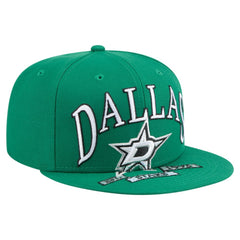 NHL Dallas Stars New Era Oversized Vintage Arch 59Fifty Fitted Hat