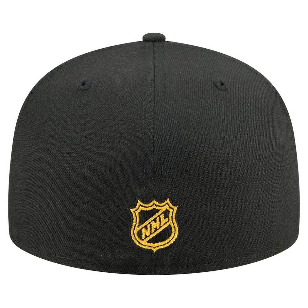 NHL Pittsburgh Penguins New Era Oversized Vintage Arch 59Fifty Fitted Hat