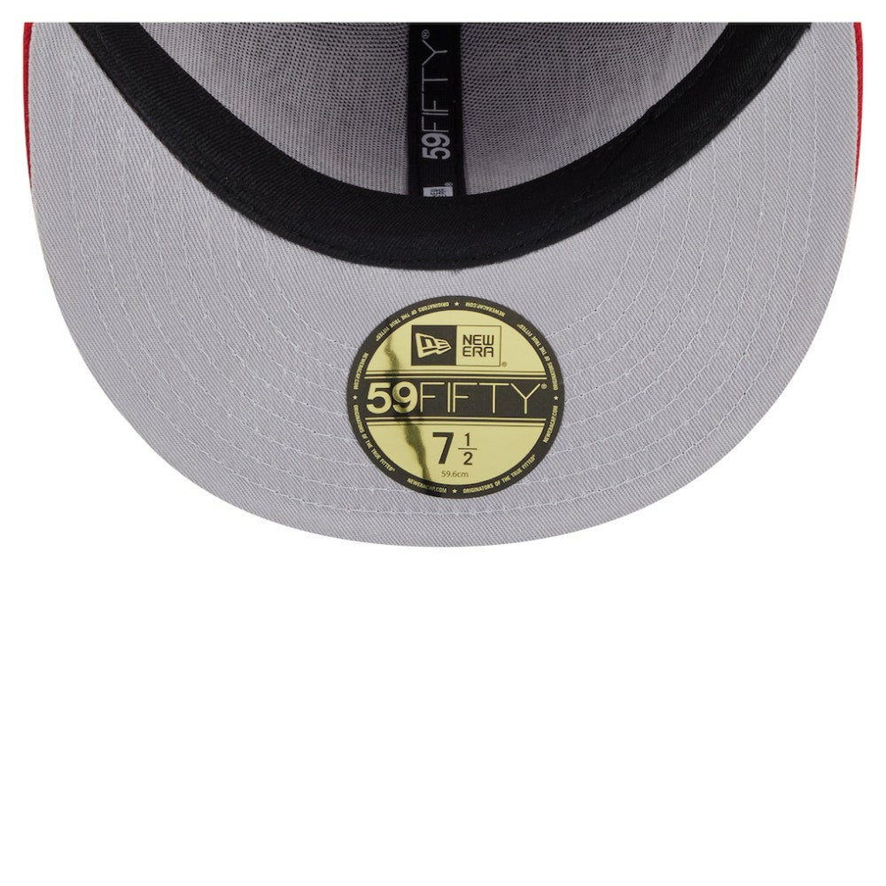 NHL New Jersey Devils New Era Oversized Vintage Arch 59Fifty Fitted Hat