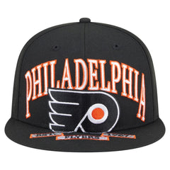 NHL Philadelphia Flyers New Era Oversized Vintage Arch 59Fifty Fitted Hat