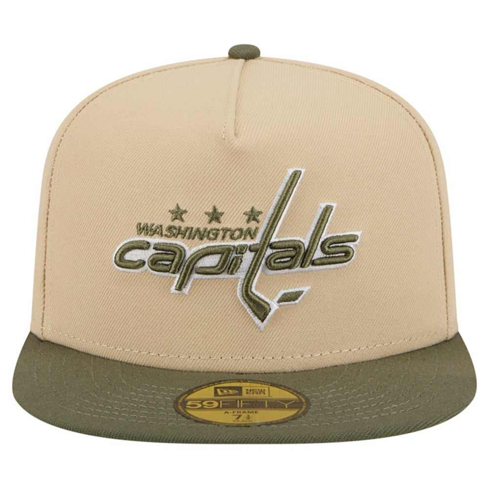 NHL Washington Capitals New Era Color Pack Two-Tone 59FIFTY A-Frame Fitted Hat