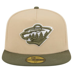 NHL Minnesota Wild New Era Color Pack Two-Tone 59FIFTY A-Frame Fitted Hat