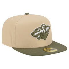 NHL Minnesota Wild New Era Color Pack Two-Tone 59FIFTY A-Frame Fitted Hat