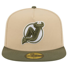 NHL New Jersey Devils New Era Color Pack Two-Tone 59FIFTY A-Frame Fitted Hat