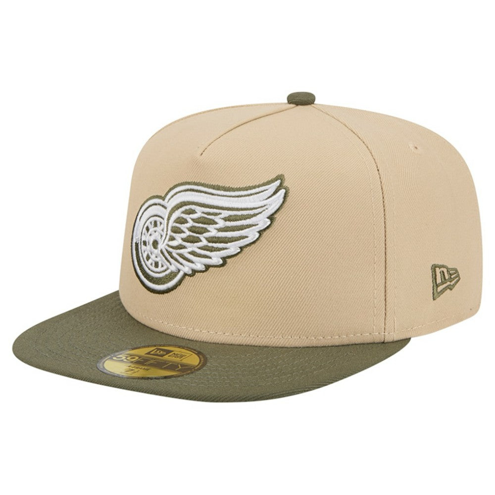 NHL Detroit Red Wings New Era Color Pack Two-Tone 59FIFTY A-Frame Fitted Hat