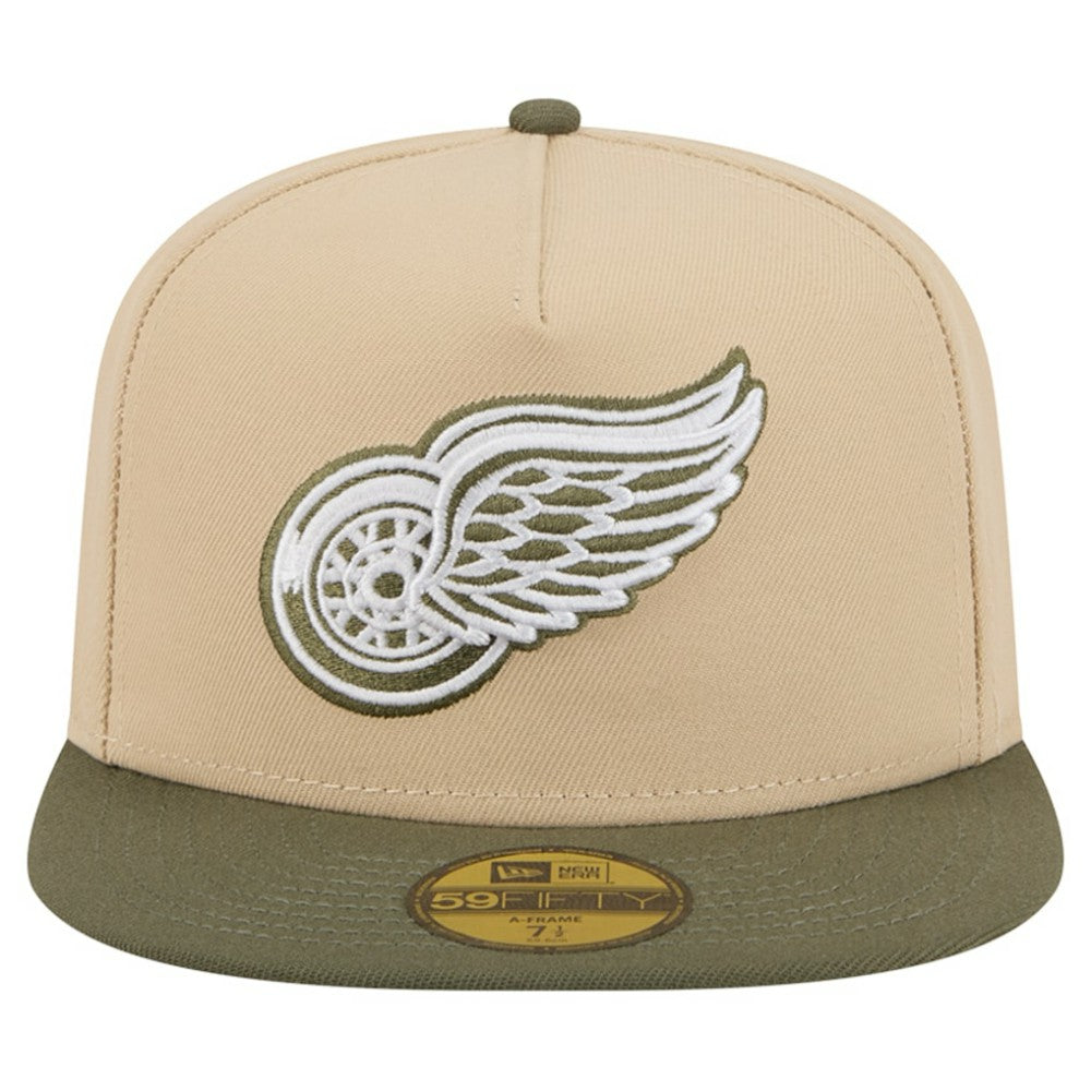 NHL Detroit Red Wings New Era Color Pack Two-Tone 59FIFTY A-Frame Fitted Hat