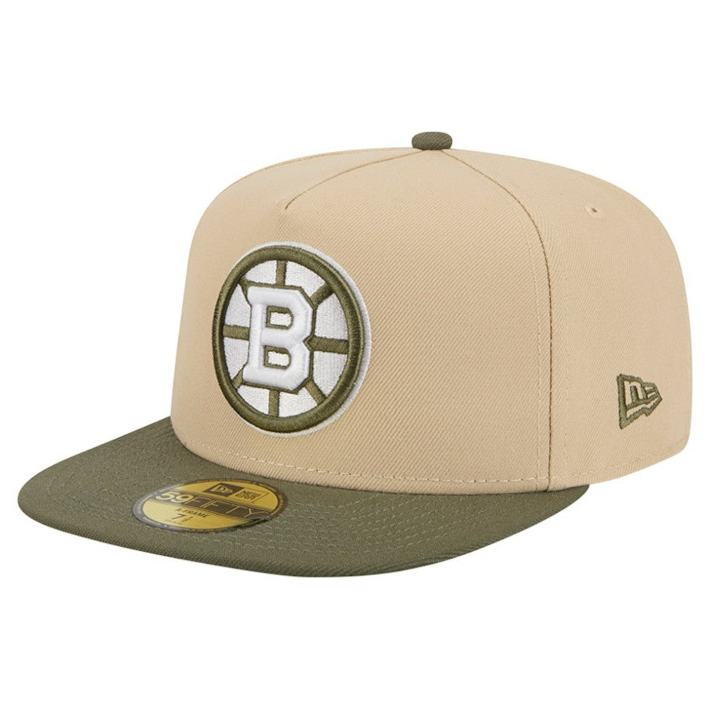 NHL Boston Bruins New Era Color Pack Two-Tone 59FIFTY A-Frame Fitted Hat